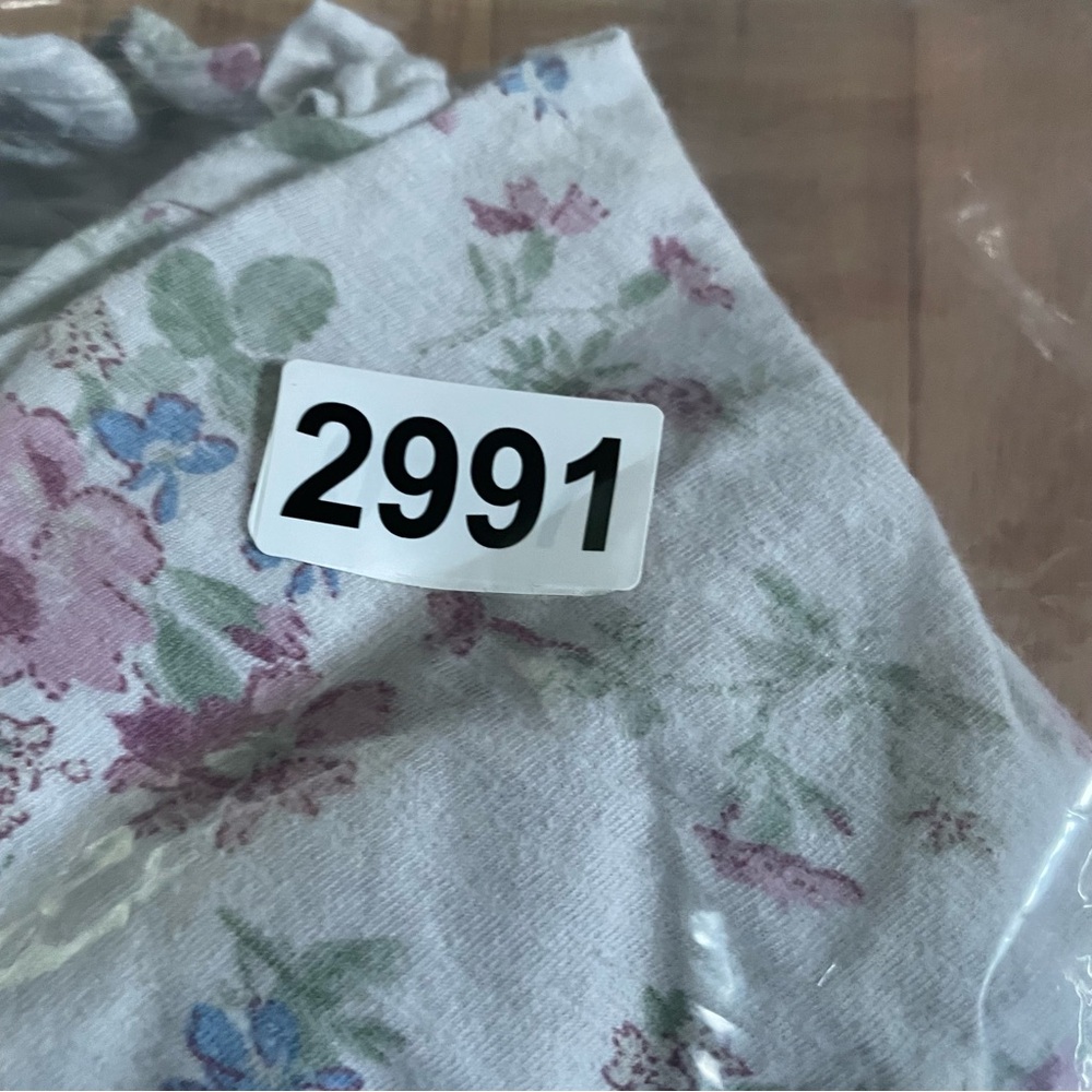 Lauren Ralph Lauren Nightgown Womens Large White Pink Floral Print Cottagecore - Picture 11 of 11